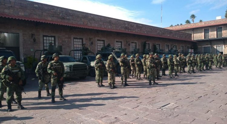 Arriban 350 elementos del Ejército a San Luis Potosí