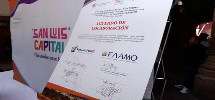 El alcalde Galindo firma un acuerdo con la Universidad de Harvard