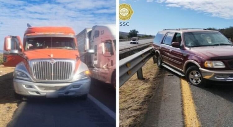 La policía frustra un asalto a tráiler de cobre en carretera San Luis Potosí-Guanajuato