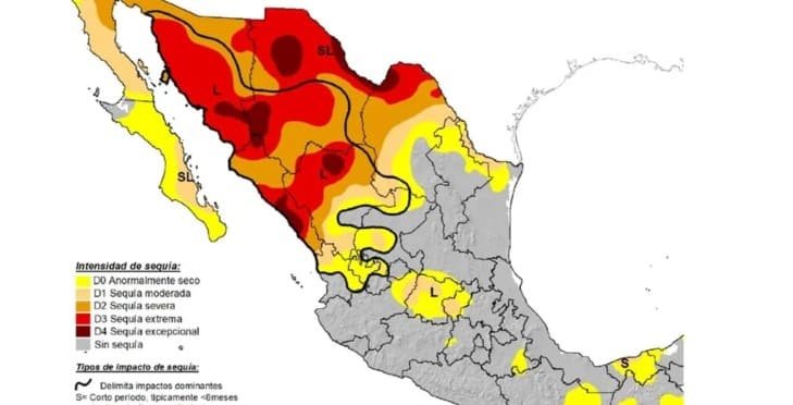 Avanza la sequía en México