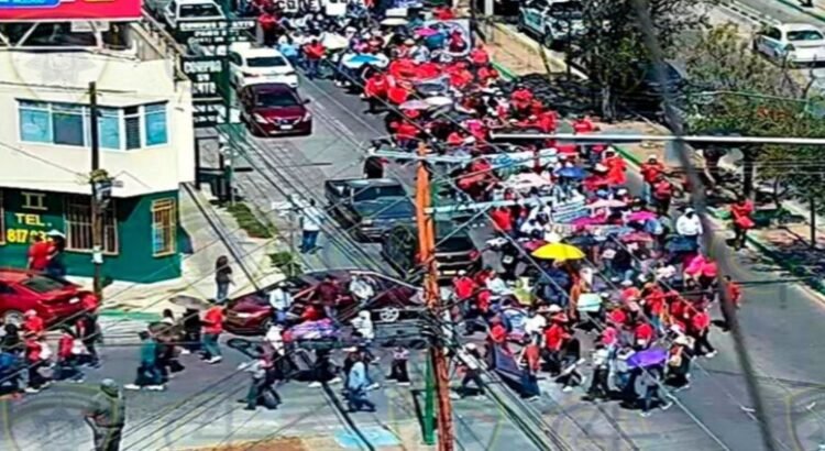 Automovilistas exigen regulación con marchas y bloqueos en San Luis Potosí