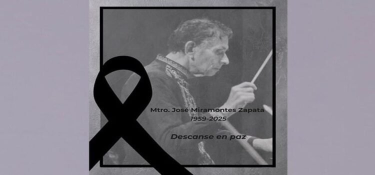José Miramontes el director de la Orquesta Sinfónica de San Luis Potosí, murió a los 66 años