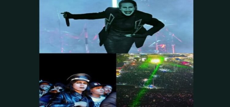 El artista Marilyn Manson enciende a San Luis con un ritual de más de 200 mil almas