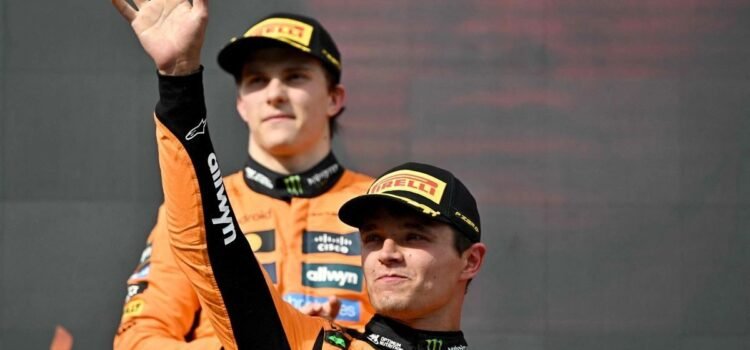Norris lidera doblete de McLaren en Hungría y se acerca a la cima de la F1 Norris lidera doblete de McLaren en Hungría y se acerca a la cima de la F1