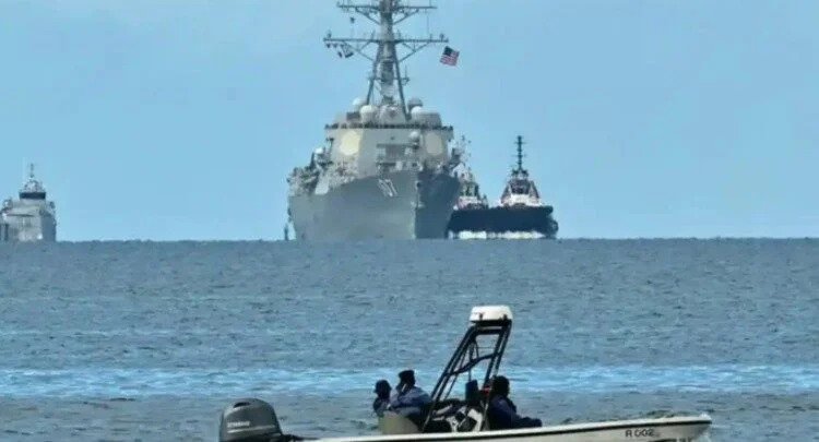 Llega buque de guerra de Estados Unidos a Trinidad y Tobago Llega buque de guerra de Estados Unidos a Trinidad y Tobago