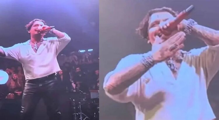 Christian Nodal aparece borracho en concierto de Monterrey Christian Nodal aparece borracho en concierto de Monterrey