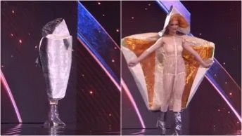 Miss Noruega desata controversia con su traje típico inspirado en un salmón durante Miss Universo 2025
