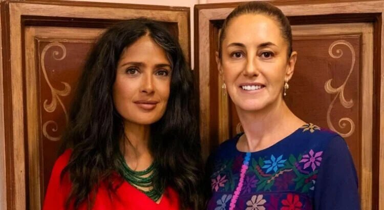 Salma Hayek pide a Sheinbaum impulsar la industria cinematográfica en México Salma Hayek pide a Sheinbaum impulsar la industria cinematográfica en México