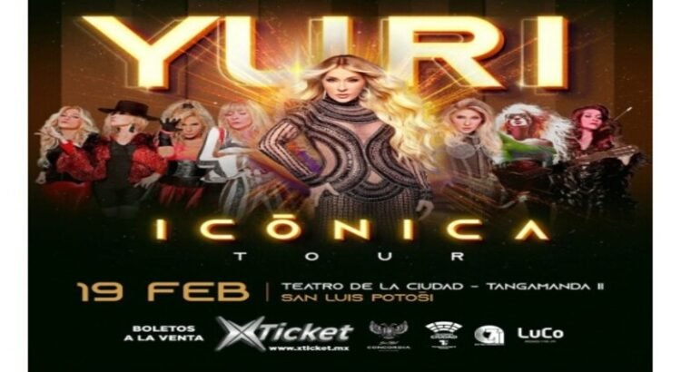 Yuri llega a San Luis Potosí con su show de ‘ICÓNICA TOUR’