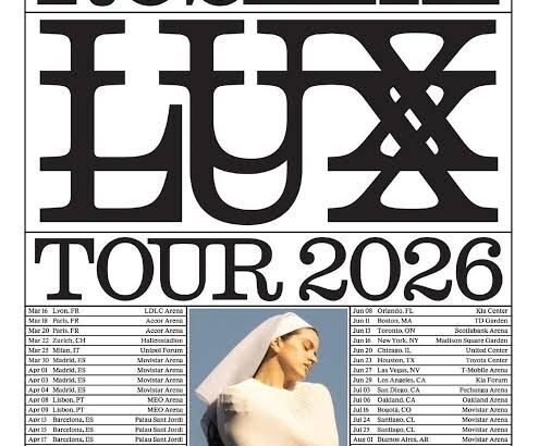 Rosalía anuncia su gira “Lux Tour” y confirma cuatro conciertos en México para 2026